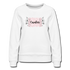 Cavalier King Charles Spaniel Floral Women’s Premium Sweatshirt - white